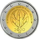 moneda de dos euros conmemorativa año mundial de la sanidad vegetal
