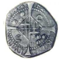 5 Reales 1644 reverso