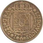 2 Escudos 1724 Sevilla J.
