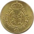  1 Escudo Sin Fecha 1817 Madrid GJ reverse