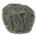moneda de Pamplona del S.XVI reverso