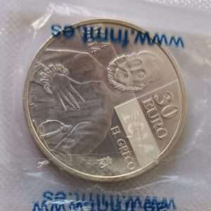 moneda 30 euros aniversario el greco