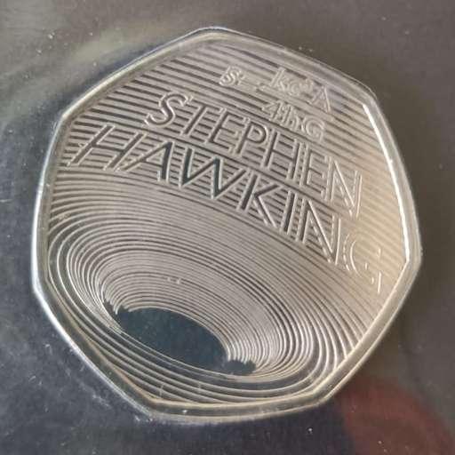 moneda conmemorativa stephen hawking 2016